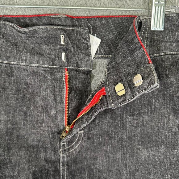 Tommy Hilfiger Women's Y2K Black Denim Maxi Skirt Dark Wash Plus Size 18 - Picture 6 of 14